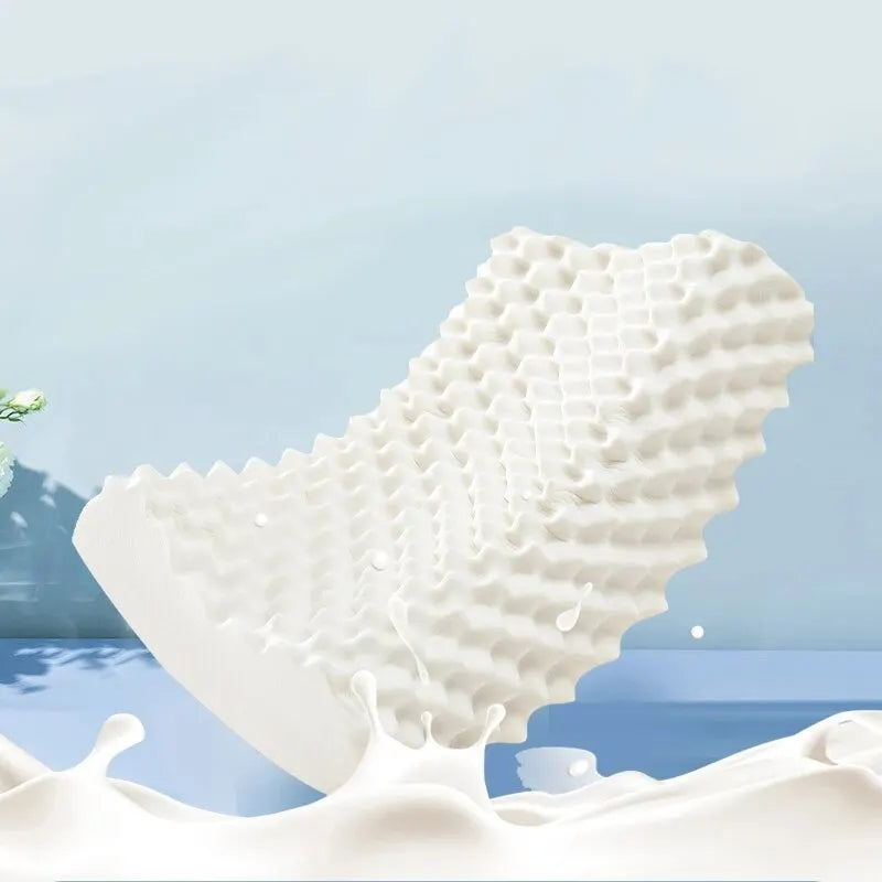 Revolutionize Your Sleep with the Natural Latex Cervical Pillow - The Ultimate Memory Foam Solution for Comfort and Support