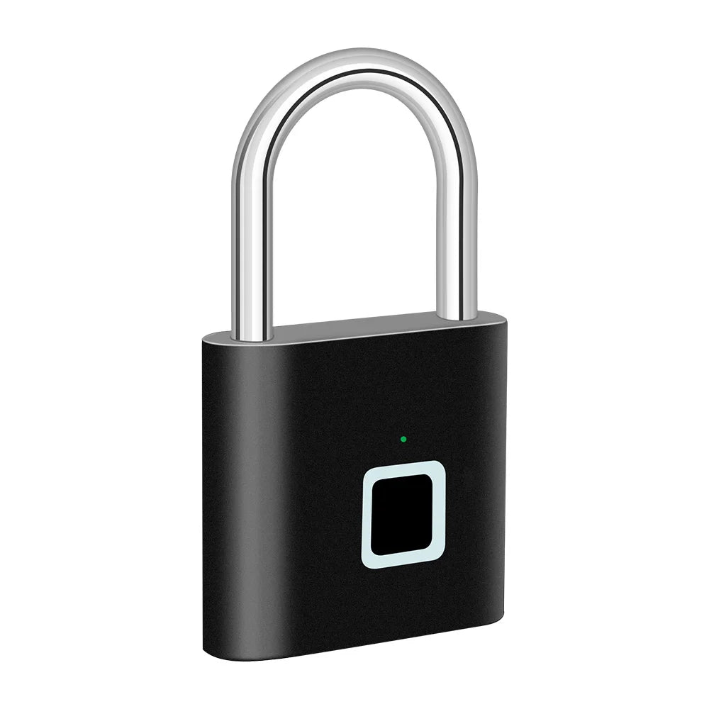 USB Fingerprint Smart Padlock – Keyless, Waterproof, Fast Unlock