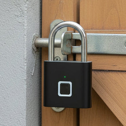 USB Fingerprint Smart Padlock – Keyless, Waterproof, Fast Unlock