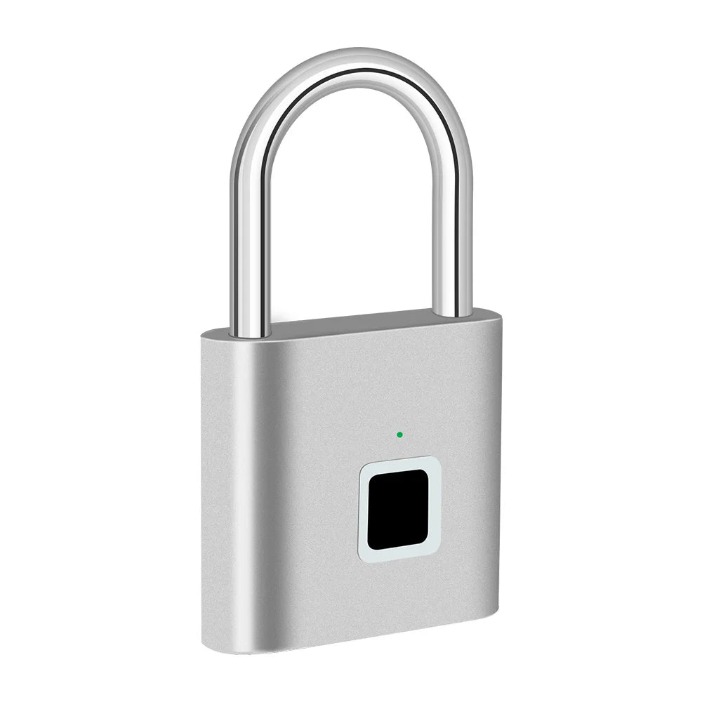 USB Fingerprint Smart Padlock – Keyless, Waterproof, Fast Unlock