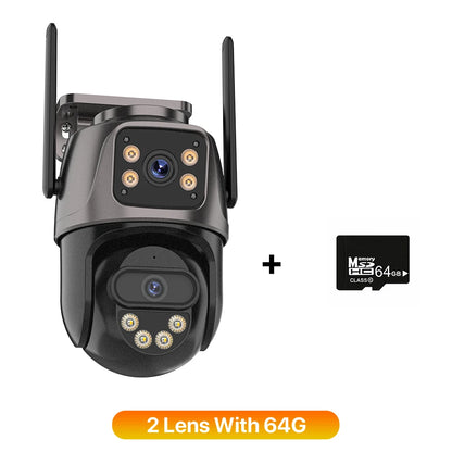 4K Dual Lens Outdoor WiFi Security Camera