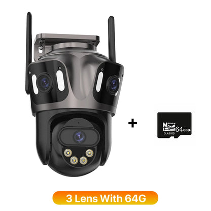 4K Dual Lens Outdoor WiFi Security Camera