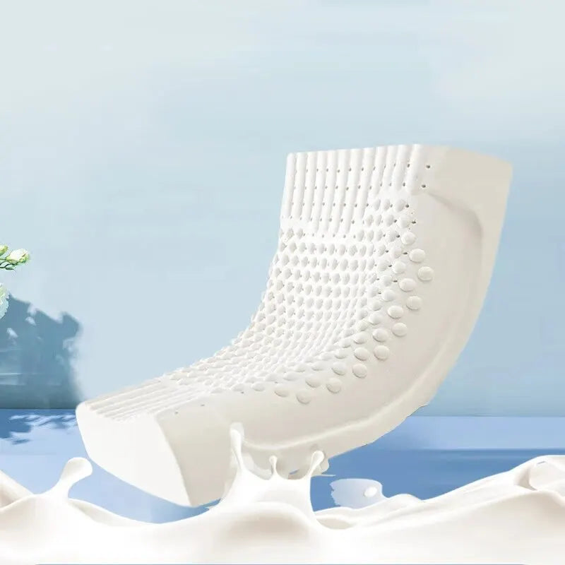 Revolutionize Your Sleep with the Natural Latex Cervical Pillow - The Ultimate Memory Foam Solution for Comfort and Support