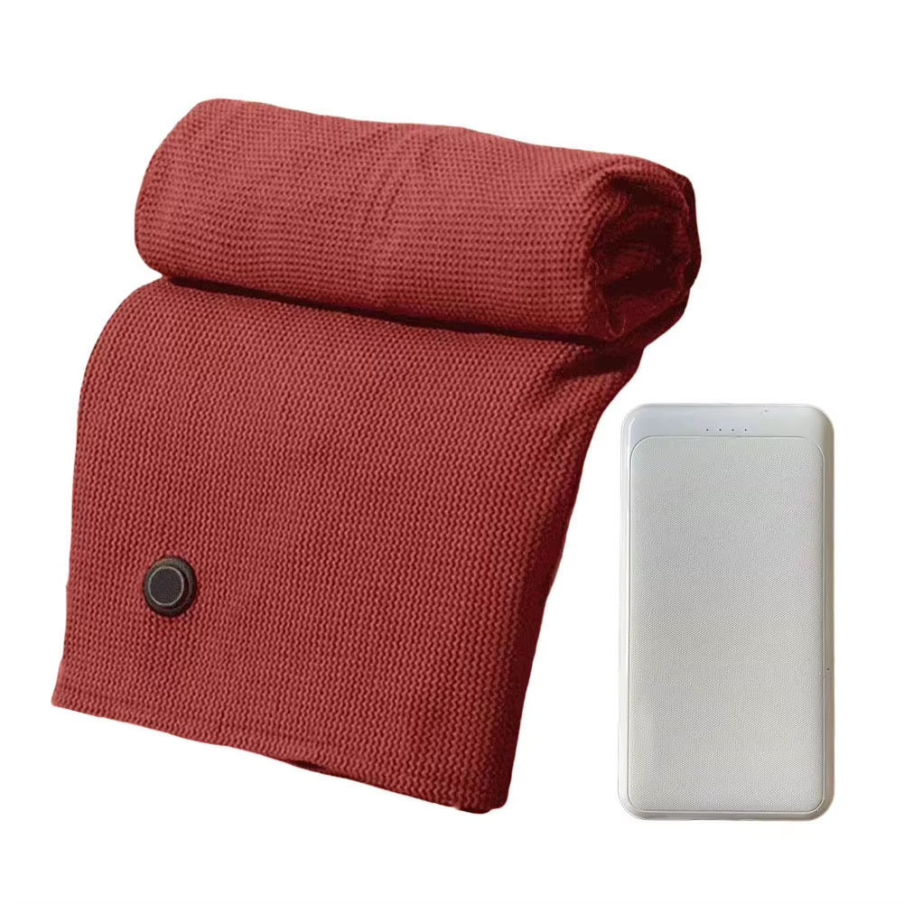 USB Heated Wearable Blanket Shawl with 3 Heat Levels